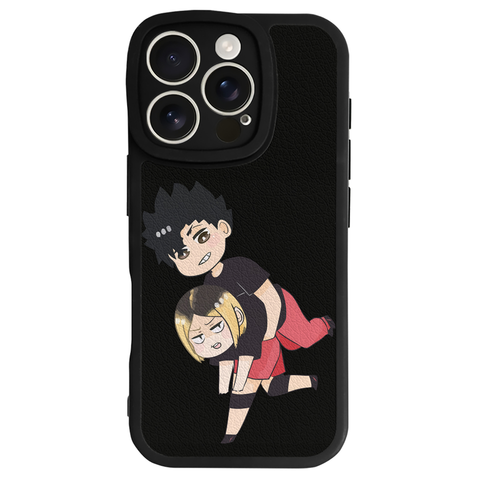 （画像用） ハイキュー!! Haikyu!! 【iPhone 16シリーズ対応】シリコンスマホケース（レザー調） 材質：シリコン